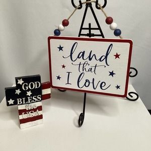 Set of 2  sign and cross